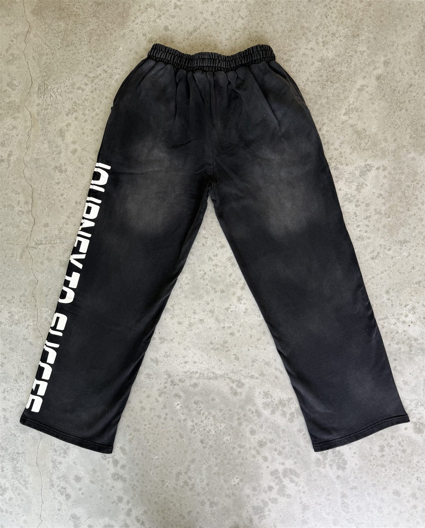 Jogger Zwart achterkant